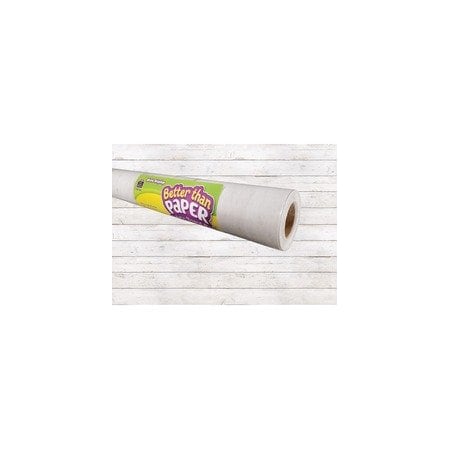 Teacher Created Resources Bulletin Board Roll - Bulletin Board, Poster, Student - 12 ft Height x 48in Width - White Shiplap 77498