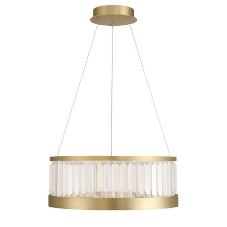 Euf Empra, Pendant, 24", Gold, Clear Crystal 49353-013