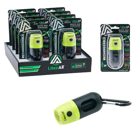 Litezall Doggy Pooh Bag Rechargeable Light LA-DGBGLT1-8