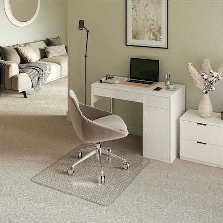 Es Robbins CHAIRMAT, 36X48, W/LIP, STND 122073