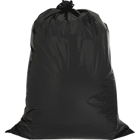 Genuine Joe 42 gal Large, 2.5 mil (63 Micron), Black GJO02311
