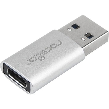 Rocstor USB-C FEMATE TO USB 3.0 TYPE A MALE ADAPTER WHITE Y10A207-A1