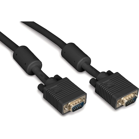 Black Box VGA Video Cable with Ferrite Core - Male, Cable, 3 ft EVNPS06B-0003-MM