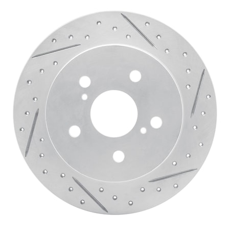 Dynamic Friction Co DFC Geoperformance Rotor - Drilled and Slotted 830-75041R