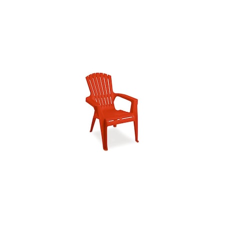 Adams Mfg Chair Kids Adirondack Cherry Red Polypropylene Frame Adirondack 8460-26-3731