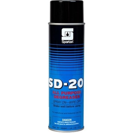 Spartan Chemical SD-20 Aerosol Can Citrus Scent All-Purpose Degreaser, 12-20 Oz 652000