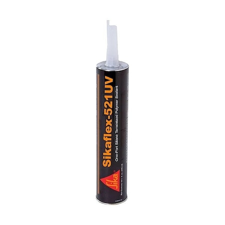Sika Polymer, 10 oz, Cartridge, Light Gray, Polymer Base, Sikaflex 521 UV 563890