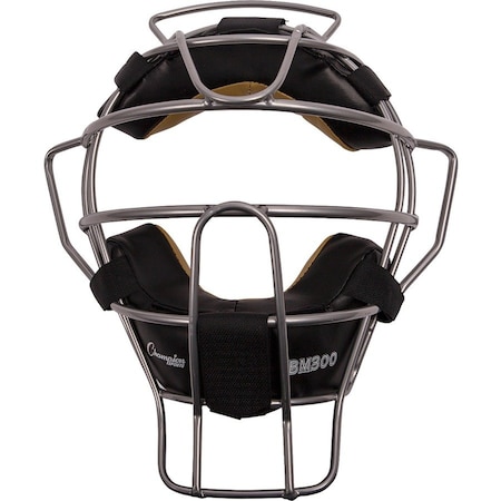Champion Sports BM300SL Ultra Lightweight Umpire Face Mask; Silver BM300SL