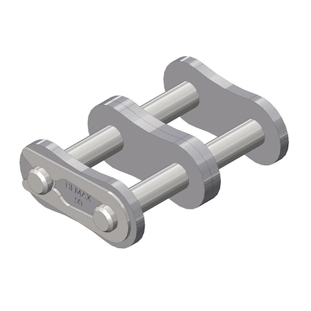 Senqcia Hi-Max Double Strand Spring Clip Connecting Link, 50-2 chain, 5/8 P, 0.2 Dia Pin 50-2HMCL