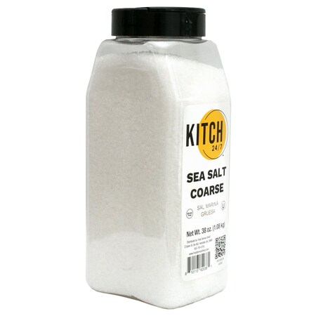 Kitch 24/7 Spices Coarse Sea Salt, 38 Ounce KC2038