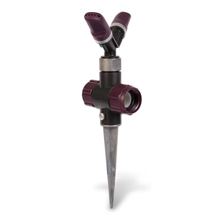 Propation Metal Spike Base Whirling Sprinkler, Purple PR3304867