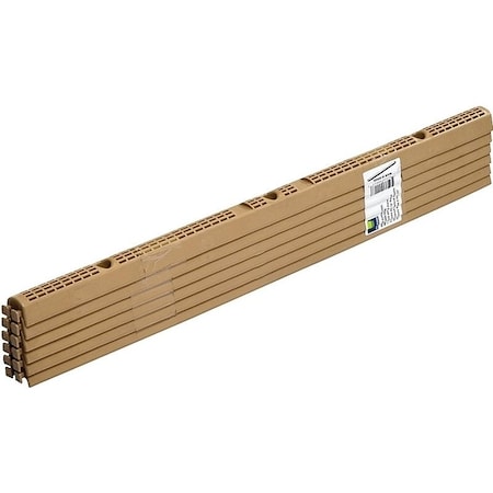 Suntuf Closure Strip, Plastic, Brown 92772