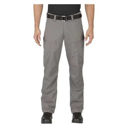 5.11 Tactical Pants, S, Storm Gray, 33% Cotton, 67% Polyester 74434ABR-092-28-30