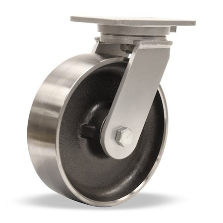 Hamilton Champion Swivel Caster, 10" x 3" Forged Steel Wheel, 3/4" Precision Tapered Bearing S-CH-13FST