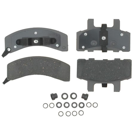 Acdelco PAD SET FRT DISC BRK, Disc Brake Pad Set,  14D369CH
