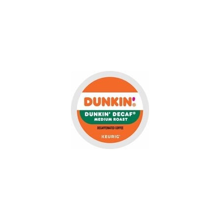 Dunkin K-Cup Decaf Coffee - Compatible with Keurig Brewer - Medium - K-Cup - Decaf - Kosher, 4PK 5000380568
