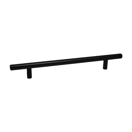 Pride Industrial 10in Bar Cabinet Pull with 7in Center to Center Matte Black Finish P110BK