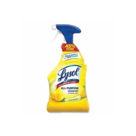 Lysol Disinfectant All-Purpose Cleaner, 32 oz, Trigger Spray Bottle, Lemon Scent, 12PK 863-CB75352