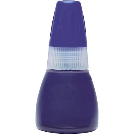 Shachihata Xstamper Refill Ink, 0.34 fl. oz. Bottle, Blue 22113