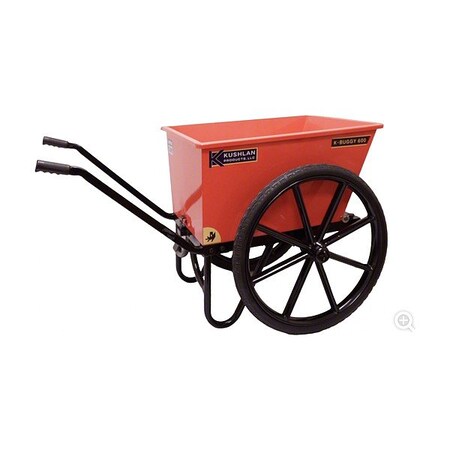 Kushlan Products Wheelbarrow, Steel, Load 1,000 lb K-Buggy800