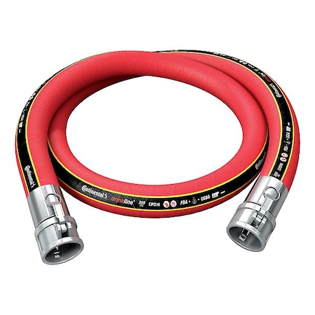Continental 3/4"X15' RED DRINKLINE EPDM SS C+C DNK075-15CC