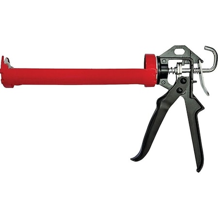 Prosource Smooth Rod Caulk Gun, Black/Red SJ0051