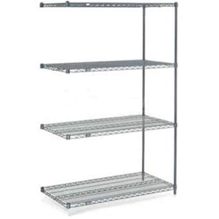 Nexel 60 x 18 x 74 in. Wire Shelving Add-On 188425E
