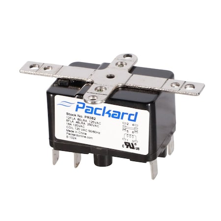 Diversitech SPST NO+NC 18A 120V Fan Relay PR382