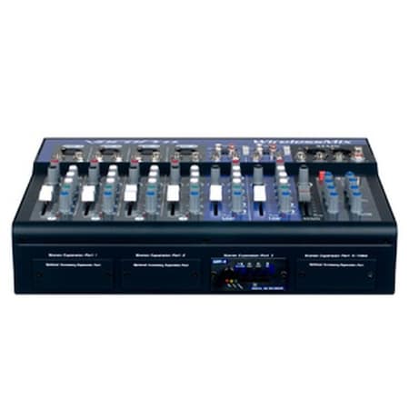 Vocopro All-In-One Live Sound / Karaoke Mixer with 2 UHF Wireless Mics and SD Audio Recorder WIRELESS MIX 2