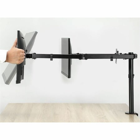 Siig ARTICULATING TRIPLE MONITOR DESK MOUNT -INDEPENDENTLY TILT, SWIVEL, ROTATE THREE CE-MT0R12-S3