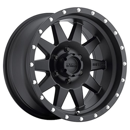 Swivel 17 x 8.5 Standard 5 x 5 Matte Black Wheel - Bp 4.75 in. - B-S 0 Offset SW3625035