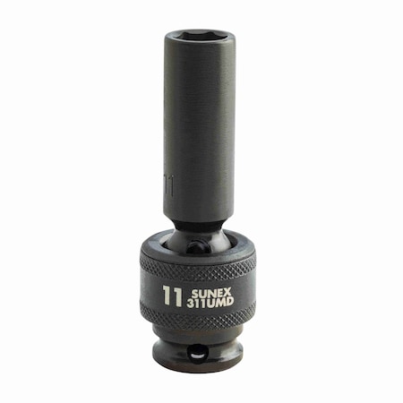 Sunex 3/8 in Drive 11Mm Deep Universal Impact Socket 311UMD
