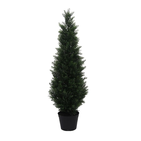Vickerman Potted Cedar UV Everyday Tree - 4 ft. TP170648