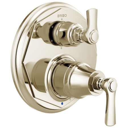Brizo Rook: Pressure Balance Valve with Integrated 6-Function Diverter Trim T75P660-PN