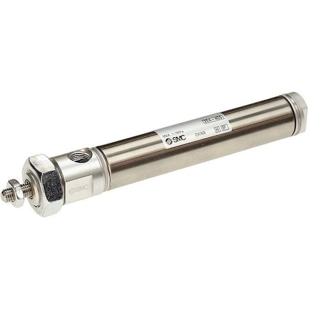 Smc Air Cylinder, 3 In. Stroke, 7.07 In. L NCDMB075-0300CS