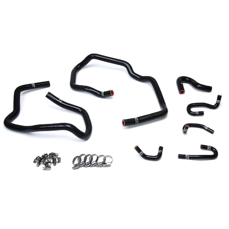 Hps Performance High Temp Reinforced Silicone Heater Coolant Hose Kit, Black,  57-1547-BLK