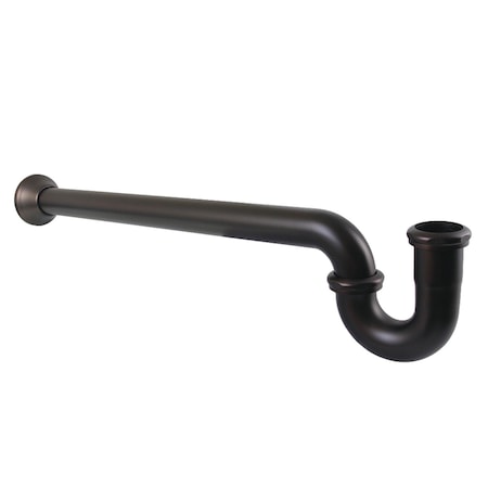 Kingston Brass 1-1/4, or 1-1/2 x 1-1/2 in. P-Trap with Bell Flange, 24 in. Length, 18 Gauge, Oil Rubbed Bronze CC7245
