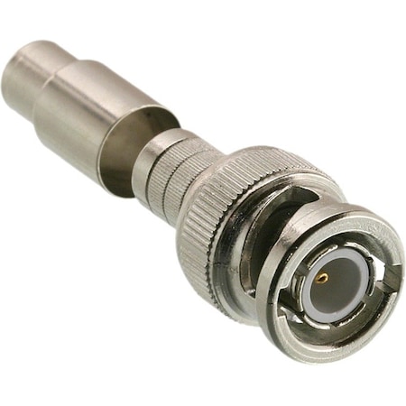 Gem By Triplett RG59 PVC, RG6 TFE BNC Male 2 Pc Cr, PK10 301-4TP
