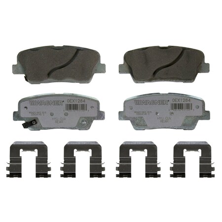 Wagner Brake OEX Rear Disc Brake Pad Set Premium Ceramic,  OEX1284