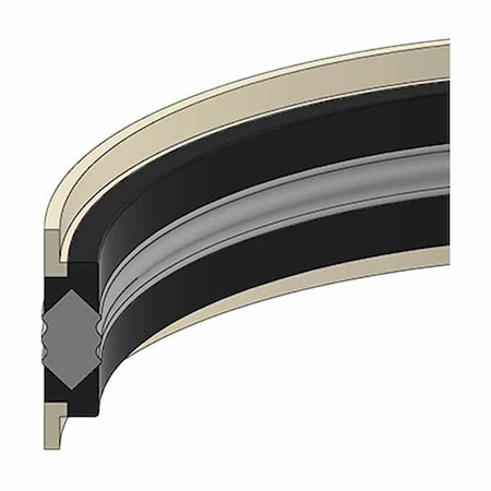 Hercules Sealing Products MPSA-120A-PDE, PA-NYL/NBR-100.00x120.00x35/54 MPSA-120A-PDE