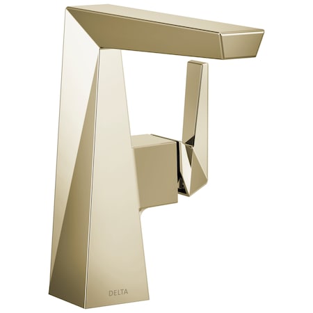 Delta Trillian Single Handle Mid-Height Bathroom Faucet 643-PN-PR-DST