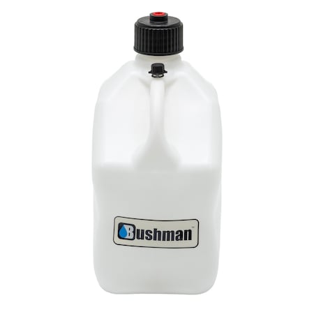 Bushman U-Jug Multi-Purpose 5.5 Gallon Utility Storage Jug - White UJUG-WHT