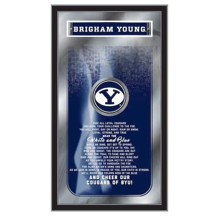 Holland Bar Stool Co Brigham Young 26" x 15" Fight Song Mirror MFghtBrigYn