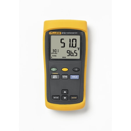 Fluke Single Input Digital Therm, Cal w/Data FLUKE-51-2 CAL