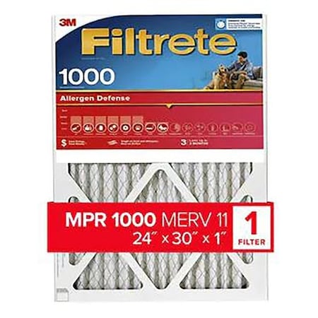 Filtrete 24x30x1 Micro Allergen Pleated Air Filter, MERV 11 AL13-4