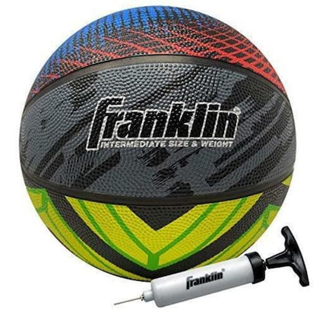 Franklin Sports Franklin Sports Industry  28.5 in. Women Mystic Basketball, Multi Color 108710