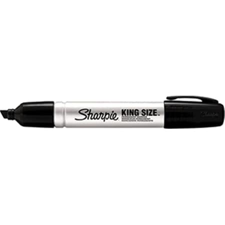 Workstationpro 15001 Sharpie King Size Chisel Tip Marker - Black TH3573099