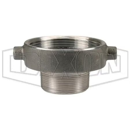 Dixon Tank Transport Reducer, 3 x 2 in Nominal, FNPSM x MNPT, Aluminum, Domestic 3020-RD-AL