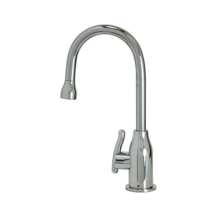 Mountain Plumbing Hot Water Faucet with Modern Curved Body and Handle in PVD Polished Gold MT1800-NL/GPB