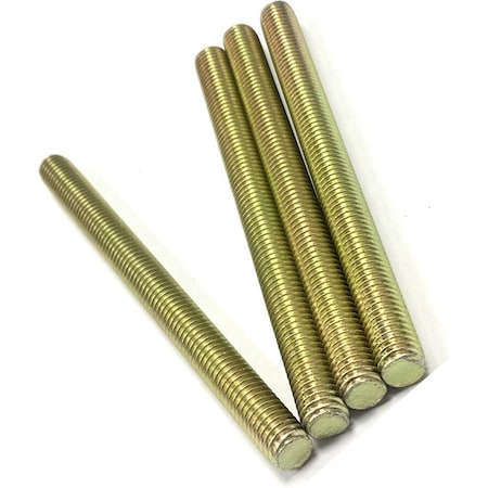 Zmg Fasteners Plus 5/8 - 11 X 36" FULLY THREADED STRAIGHT ROD SAE GR 8 J429 ZINC TRIVALENT YELLOW 2038448